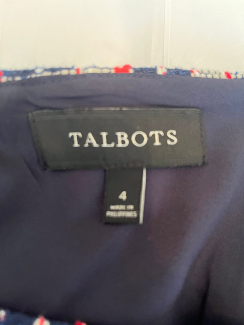 Talbots Tweed Fringe Skirt - Picture 8 of 10